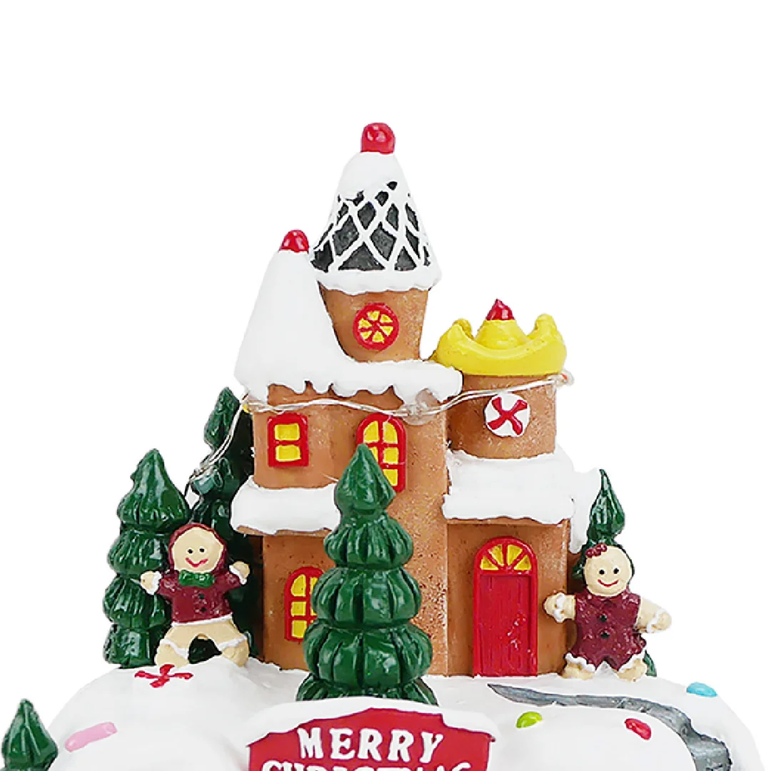 VILLA NAVIDEÑA RIPLEY HOME CASTILLO GALLETA 16.5 CM - 2