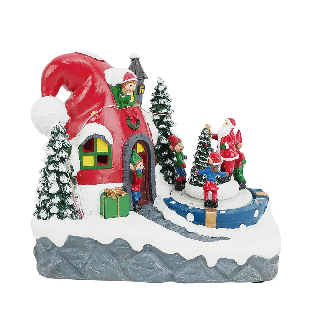 VILLA NAVIDEÑA RIPLEY HOME PISTA DUENDES 18.5 CM - 1
