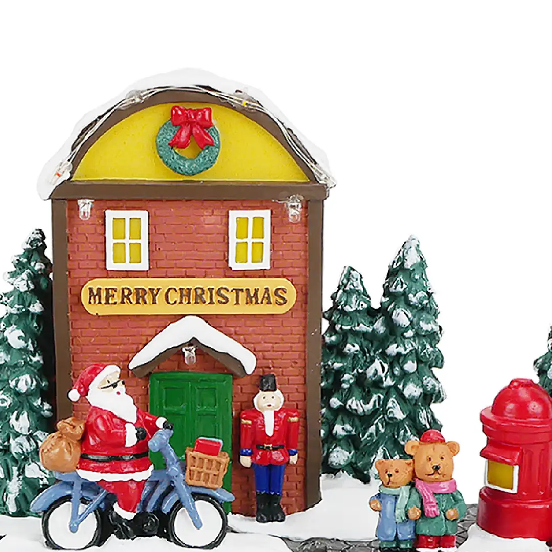 VILLA NAVIDEÑA RIPLEY HOME MERRY CHRISTMAS STORE 17.5 CM - 2