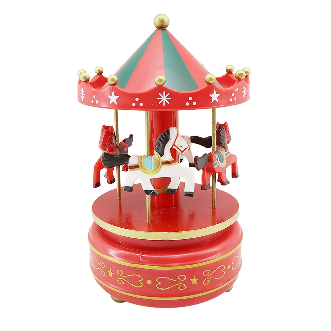 VILLA NAVIDEÑA RIPLEY HOME CARRUSEL 17 CM - 1