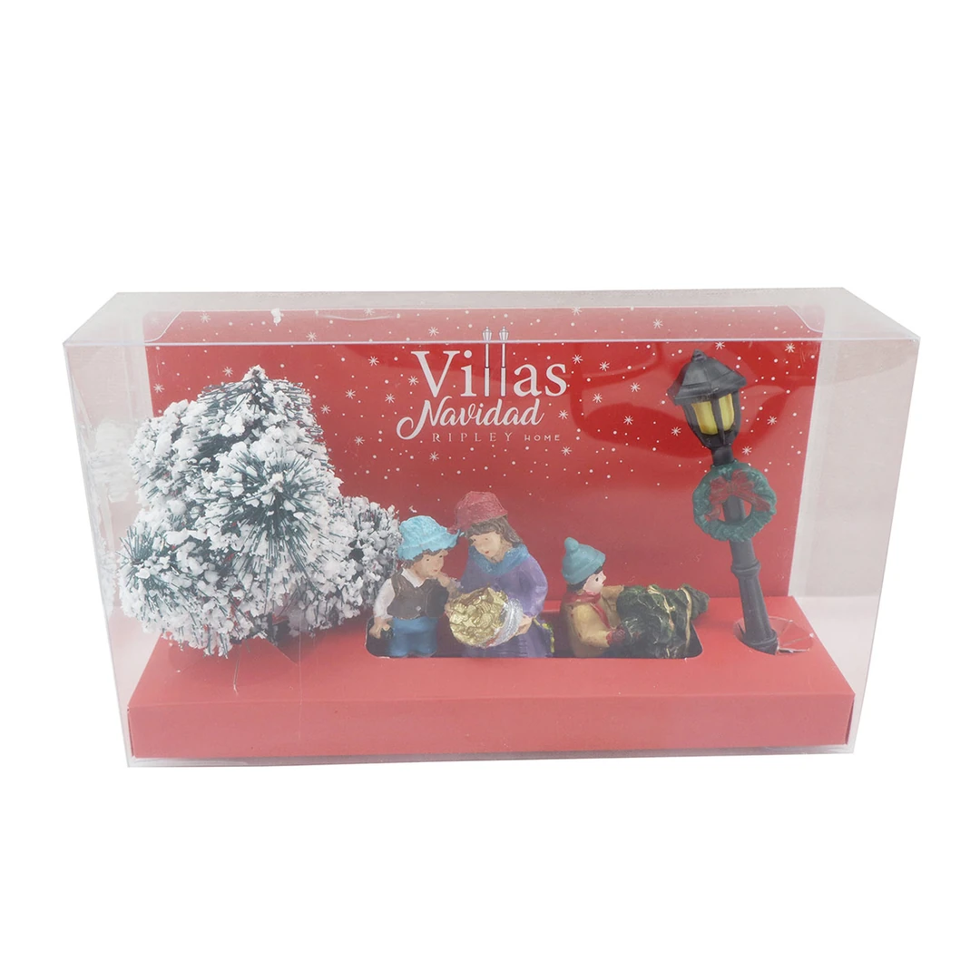 SETX4 VILLA NAVIDEÑA RIPLEY HOME NIÑOS 9 CM - 2