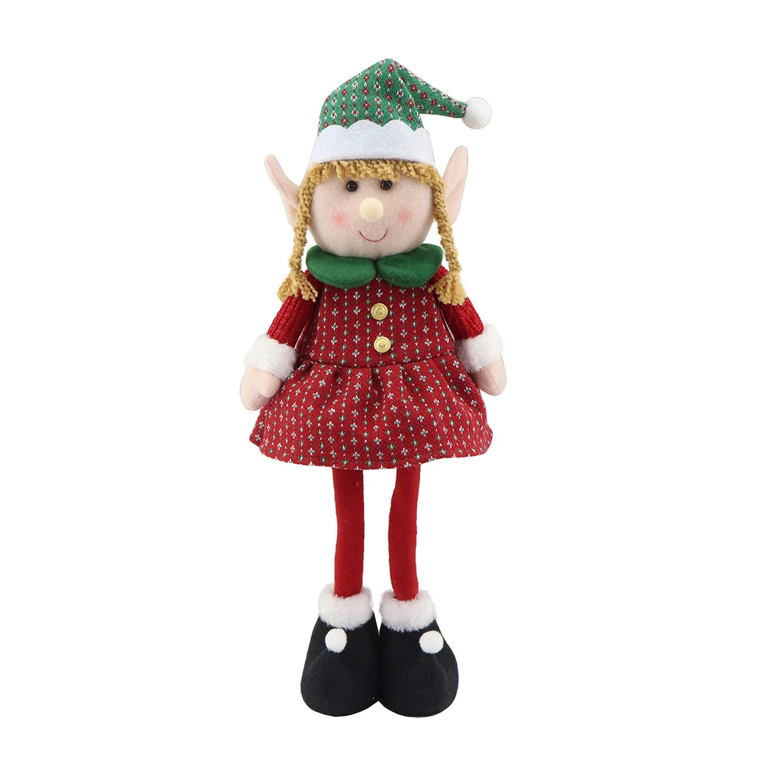 MUÑECO NAVIDEÑO RIPLEY HOME DUENDE PARADO NIÑA 50 CM - 1
