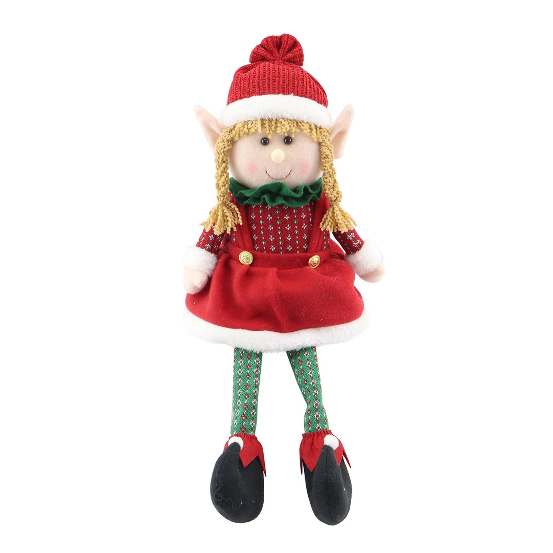 MUÑECO NAVIDEÑO RIPLEY HOME COLGANTE DUENDE NIÑA 53 CM - 1
