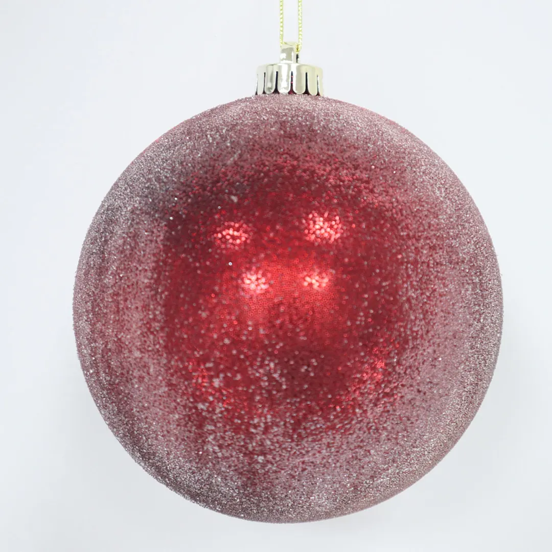 ADORNO NAVIDEÑO PARA ÁRBOL RIPLEY HOME ESFERA FROSTED 15 CM - 1