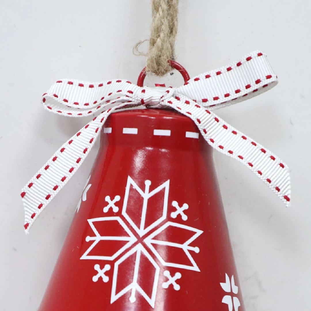 ADORNO NAVIDEÑO PARA ÁRBOL RIPLEY HOME CAMPANA COPOS 11 CM - 2