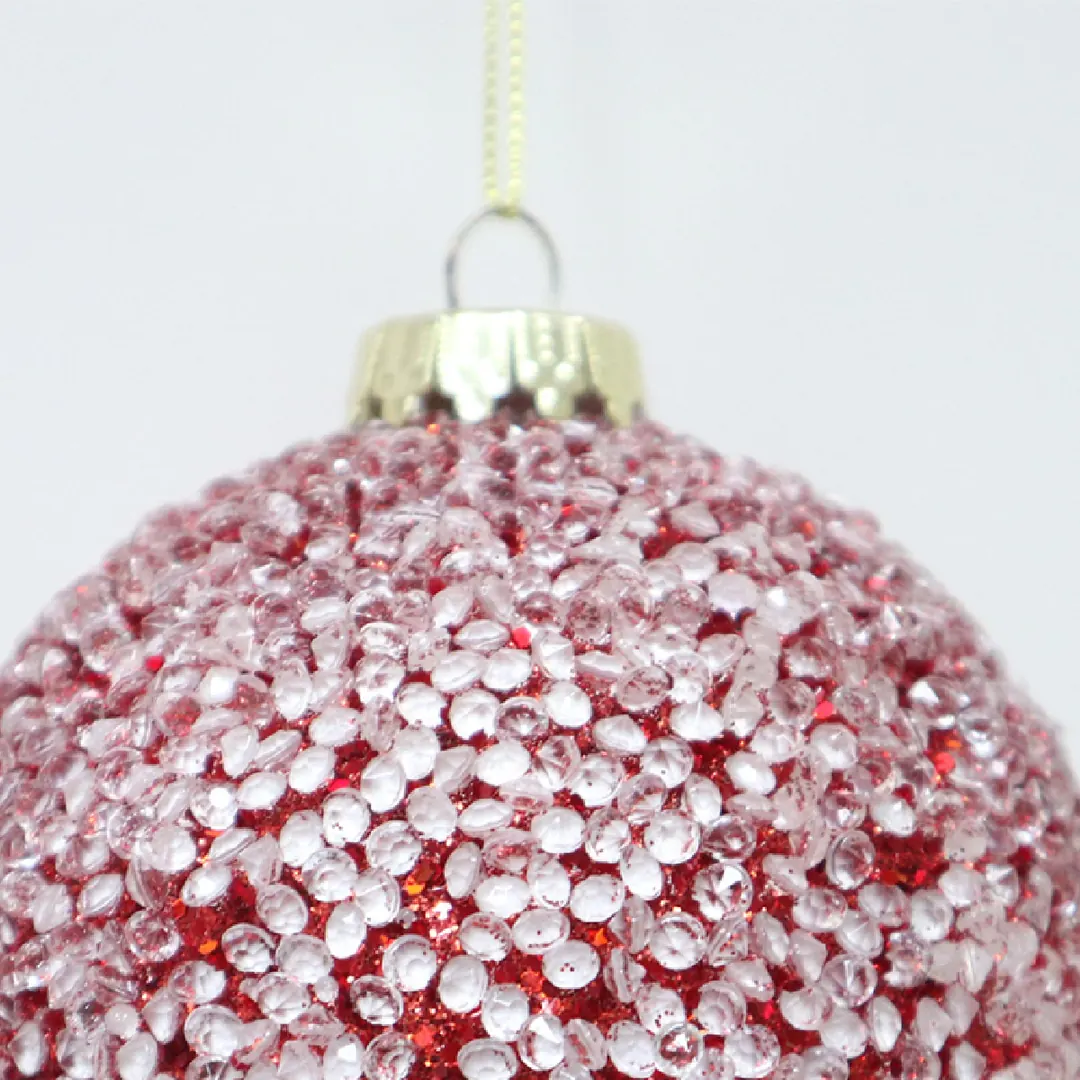 ADORNO NAVIDEÑO PARA ÁRBOL RIPLEY HOME ESFERA FROSTED 10 CM - 2