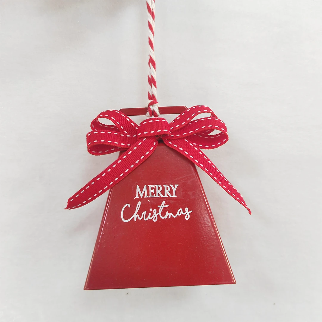 ADORNO NAVIDEÑO PARA ÁRBOL RIPLEY HOME COW BELL 11 CM - 1