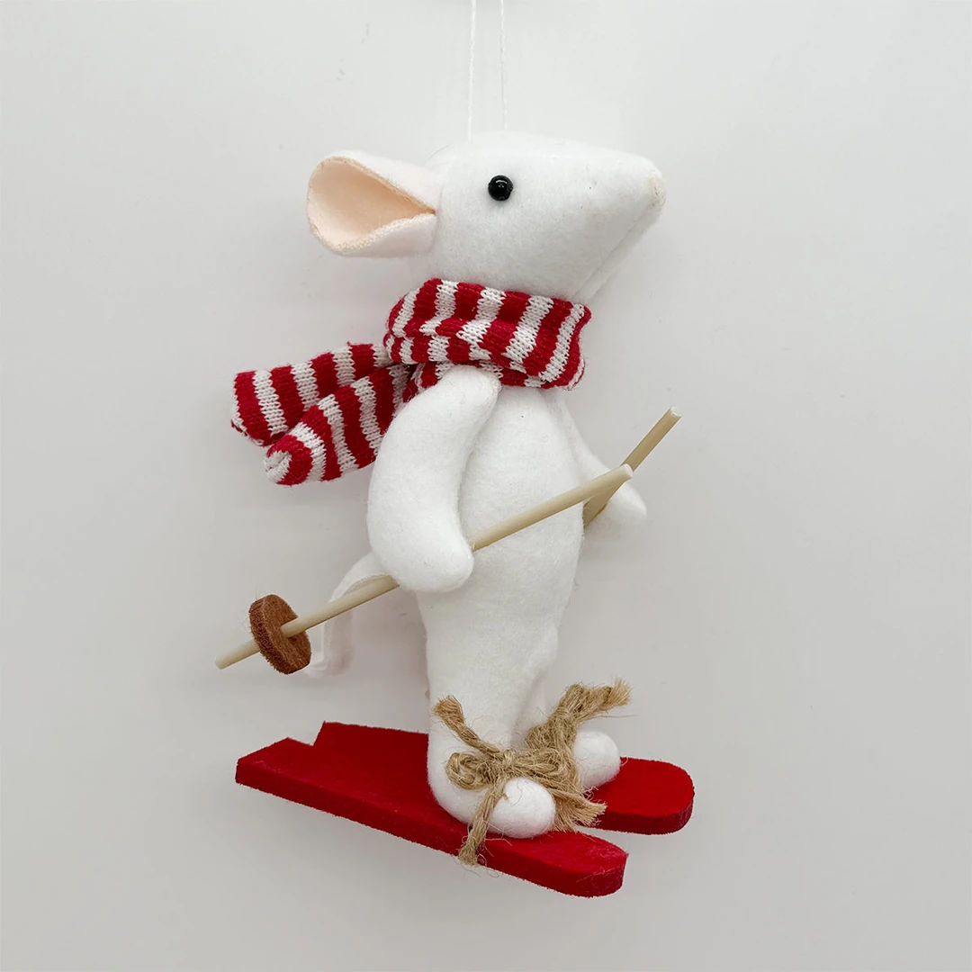 ADORNO NAVIDEÑO PARA ÁRBOL RIPLEY HOME RATONCITO 13 CM - 1