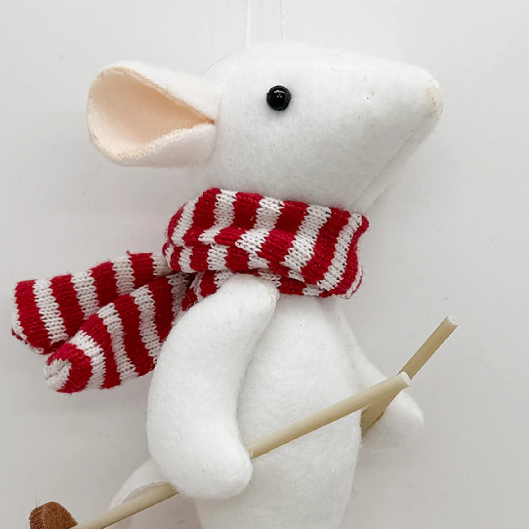 ADORNO NAVIDEÑO PARA ÁRBOL RIPLEY HOME RATONCITO 13 CM - 2