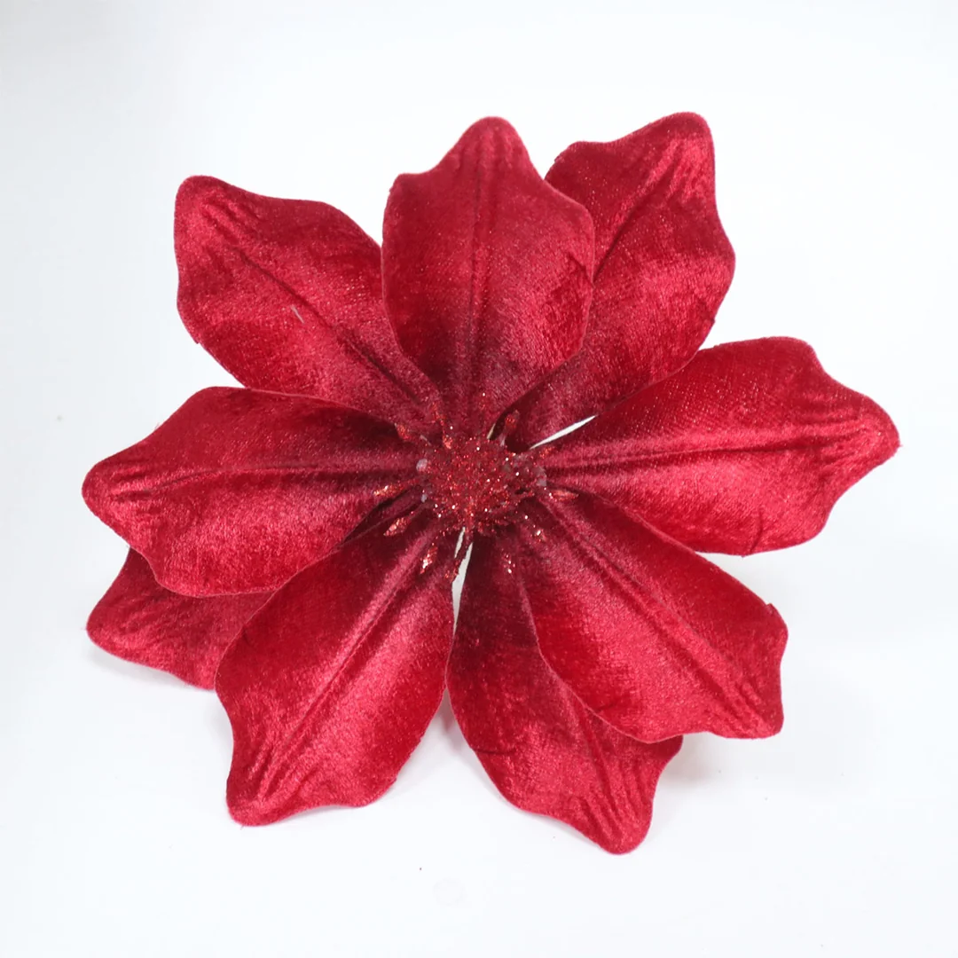 FLOR NAVIDEÑA RIPLEY HOME ROJA 13 CM - 1