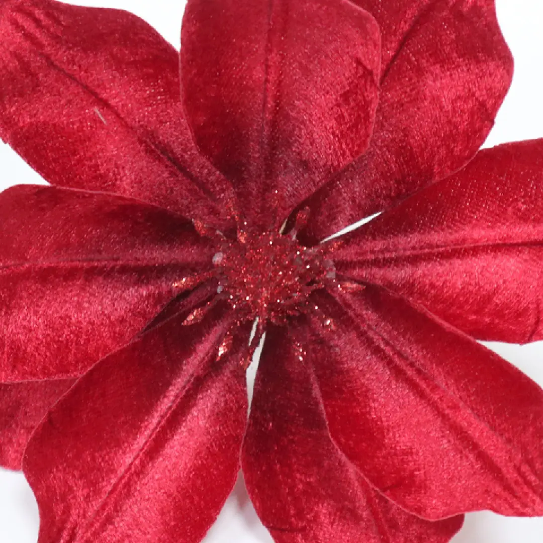 FLOR NAVIDEÑA RIPLEY HOME ROJA 13 CM - 2
