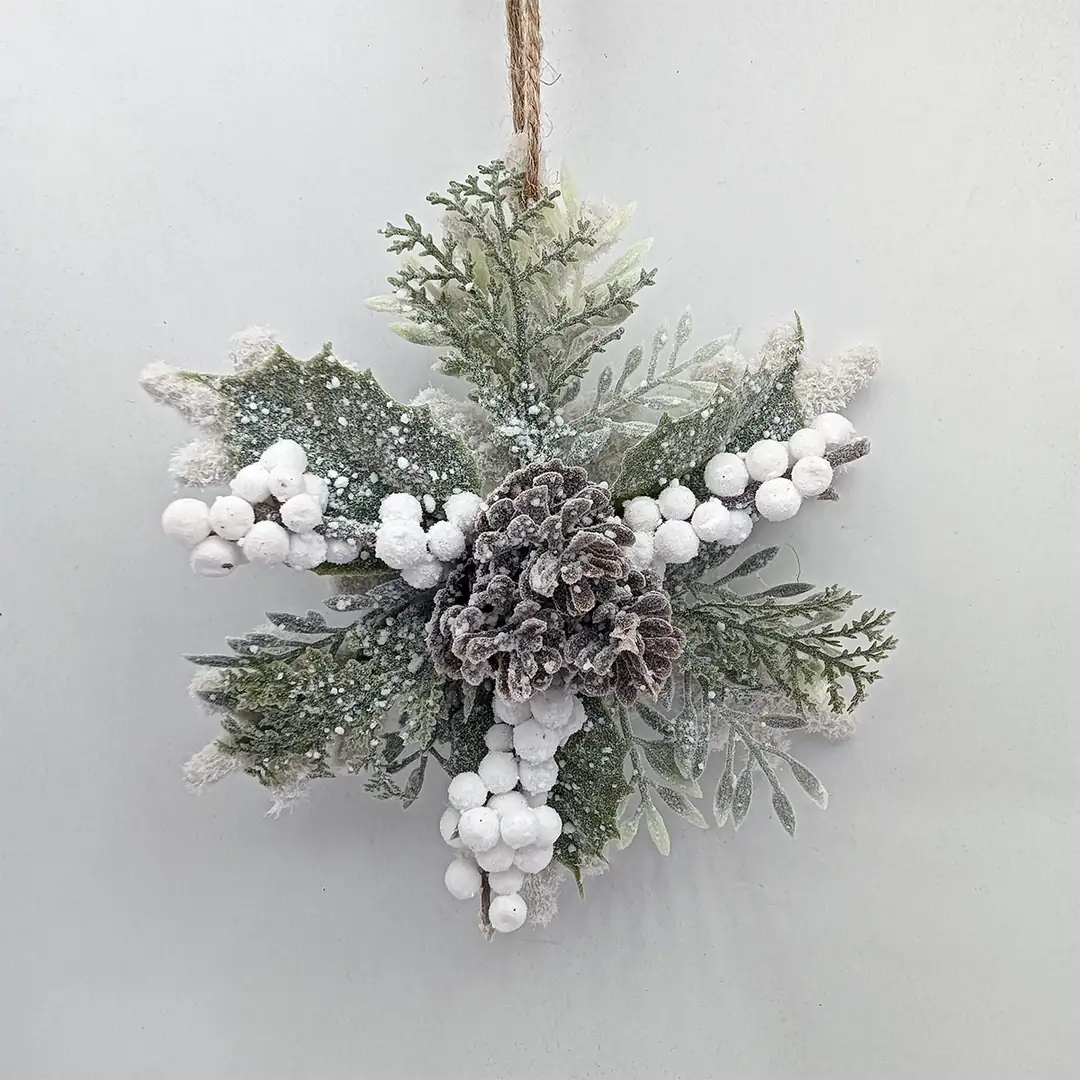 ADORNO NAVIDEÑO PARA ÁRBOL RIPLEY HOME COPO RAMAS 15 CM - 1