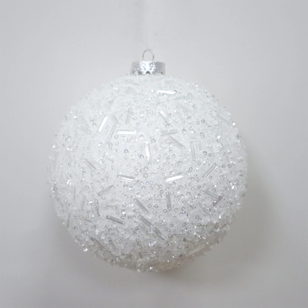 ADORNO NAVIDEÑO PARA ÁRBOL RIPLEY HOME ESFERA BRILLO 15 CM - 1