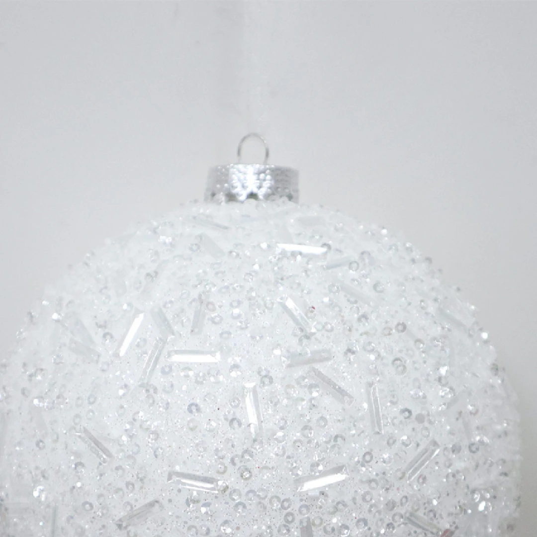 ADORNO NAVIDEÑO PARA ÁRBOL RIPLEY HOME ESFERA BRILLO 15 CM - 2