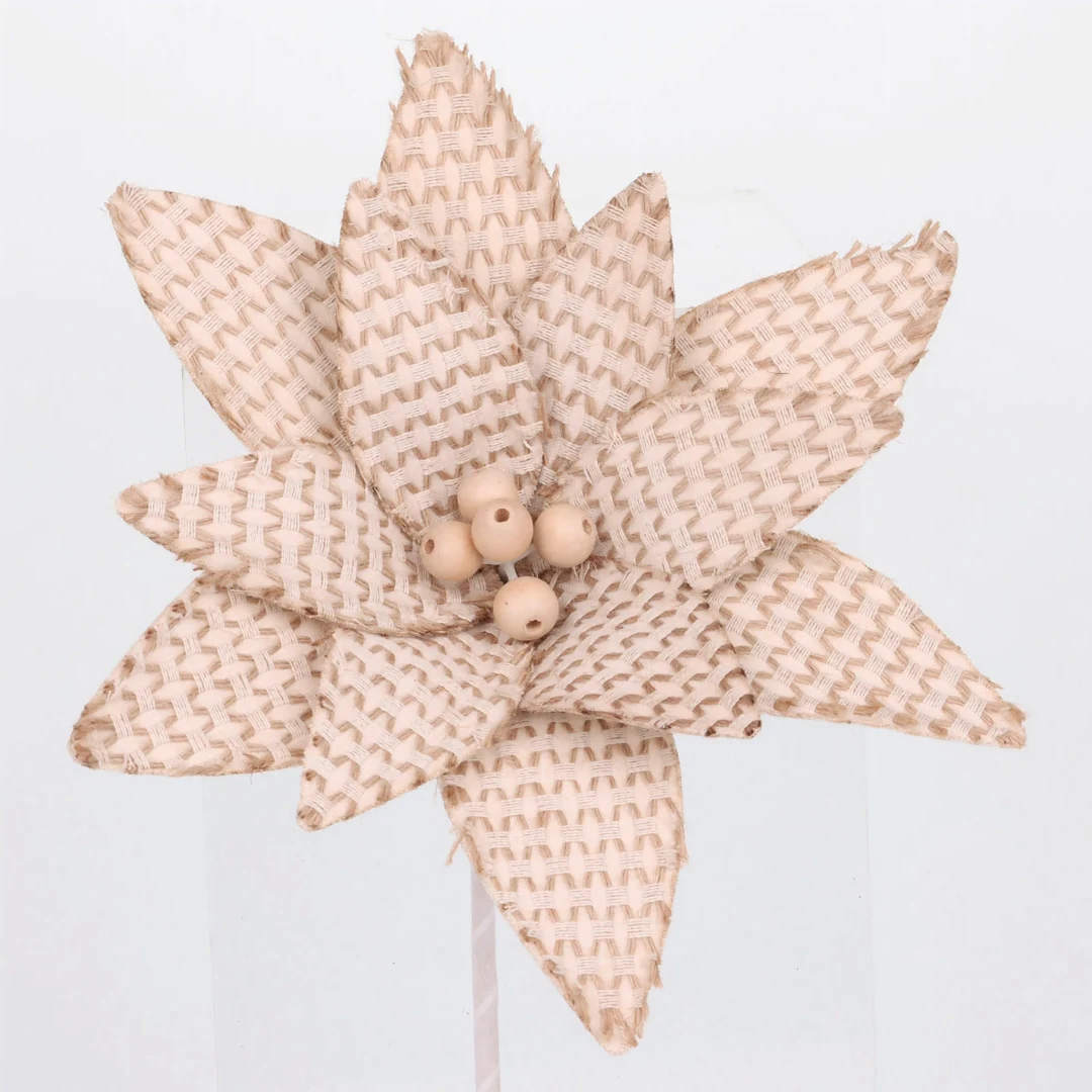 FLOR NAVIDEÑA RIPLEY HOME TEJIDA 20 CM - 1