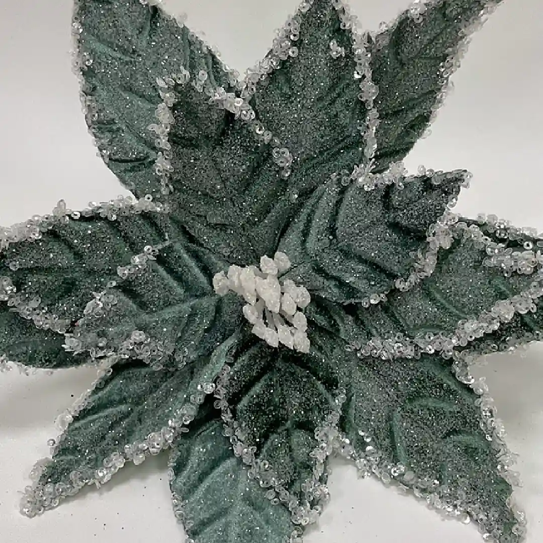 FLOR NAVIDEÑA RIPLEY HOME FROST 85 CM - 2