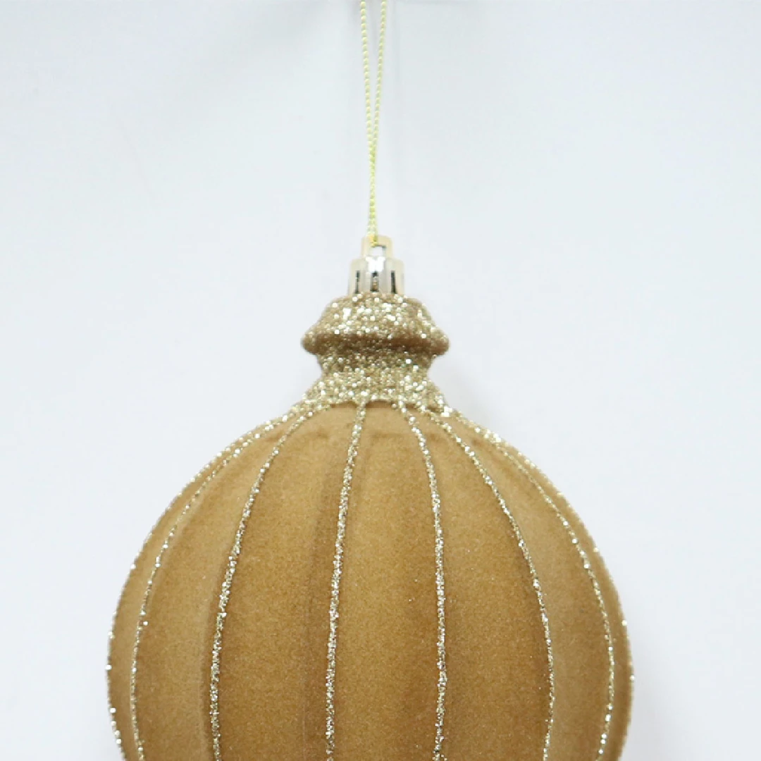 ADORNO NAVIDEÑO PARA ÁRBOL RIPLEY HOME CEBOLLA MOSTAZA 17 CM - 2