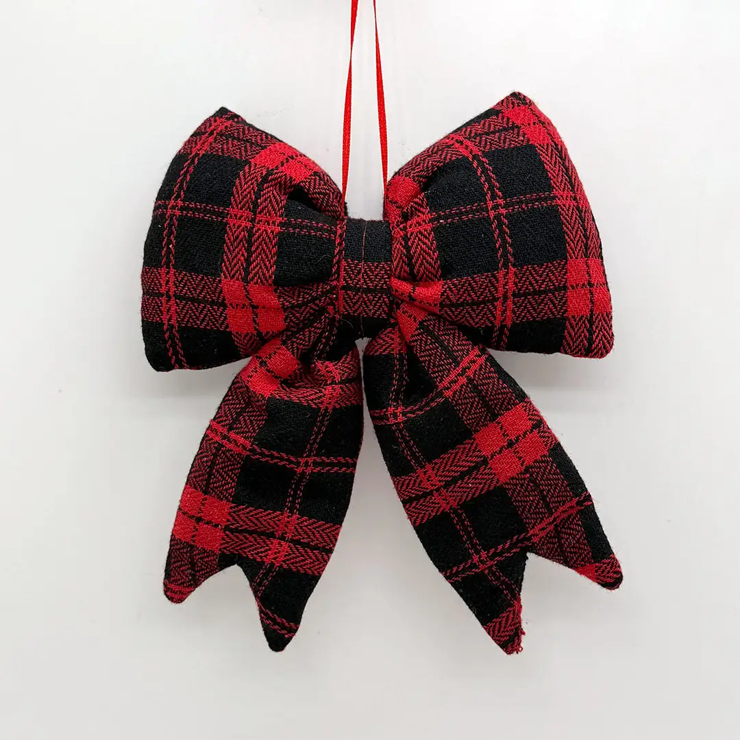 LAZO NAVIDEÑO RIPLEY HOME ESCOCÉS 20 CM - 1