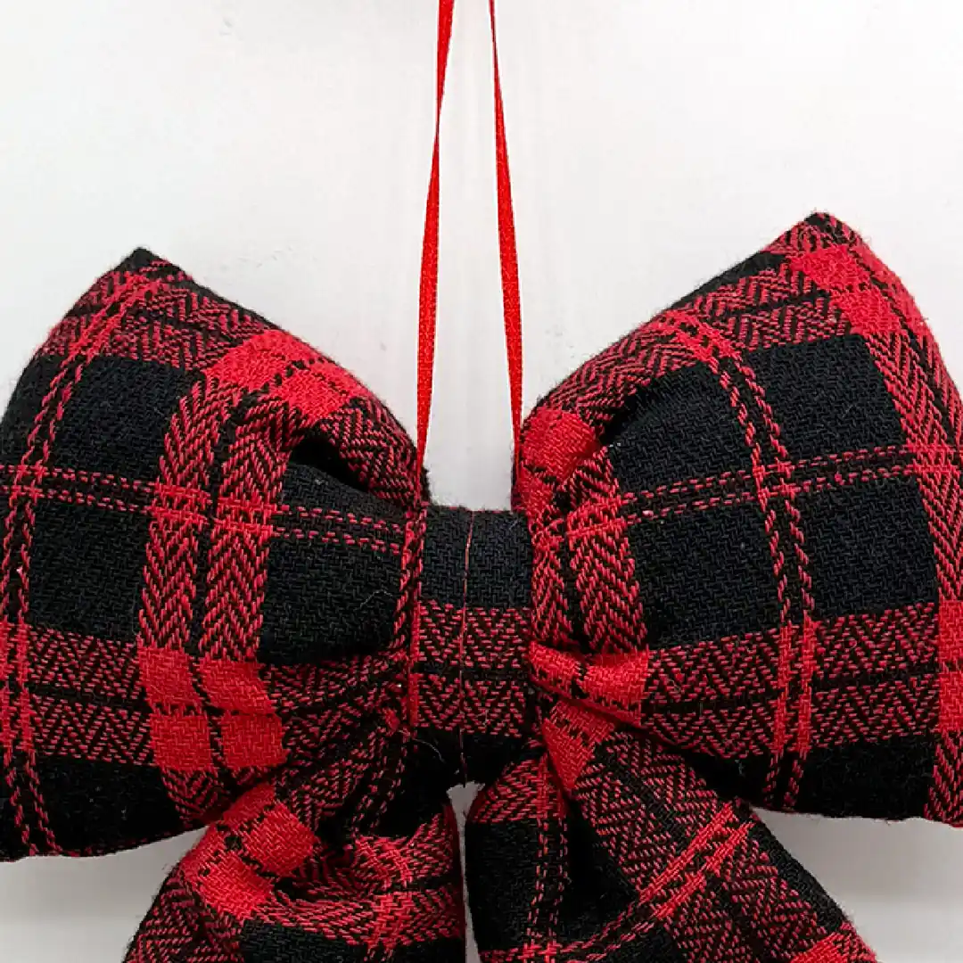 LAZO NAVIDEÑO RIPLEY HOME ESCOCÉS 20 CM - 2