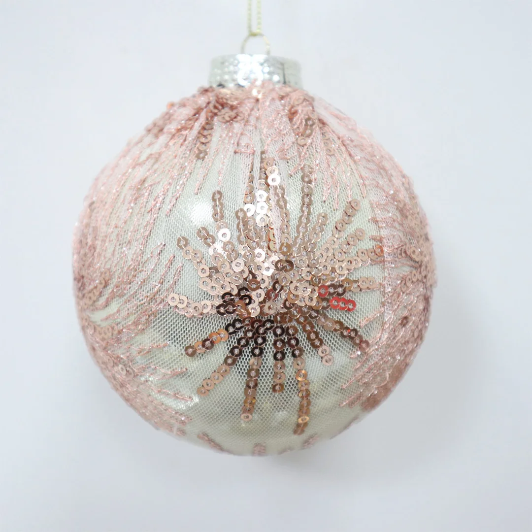 ADORNO NAVIDEÑO PARA ÁRBOL RIPLEY HOME ESFERA MESH 10 CM - 1