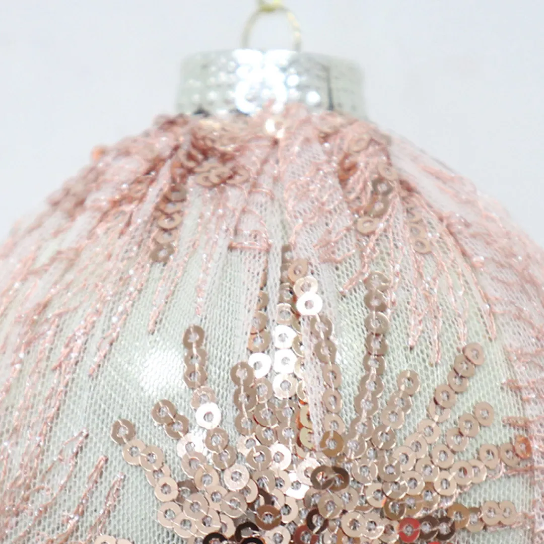 ADORNO NAVIDEÑO PARA ÁRBOL RIPLEY HOME ESFERA MESH 10 CM - 2