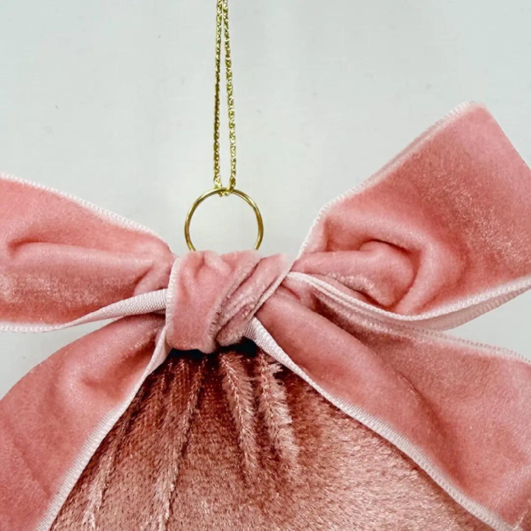 ADORNO NAVIDEÑO PARA ÁRBOL RIPLEY HOME ESFERA LAZO 9 CM - 2