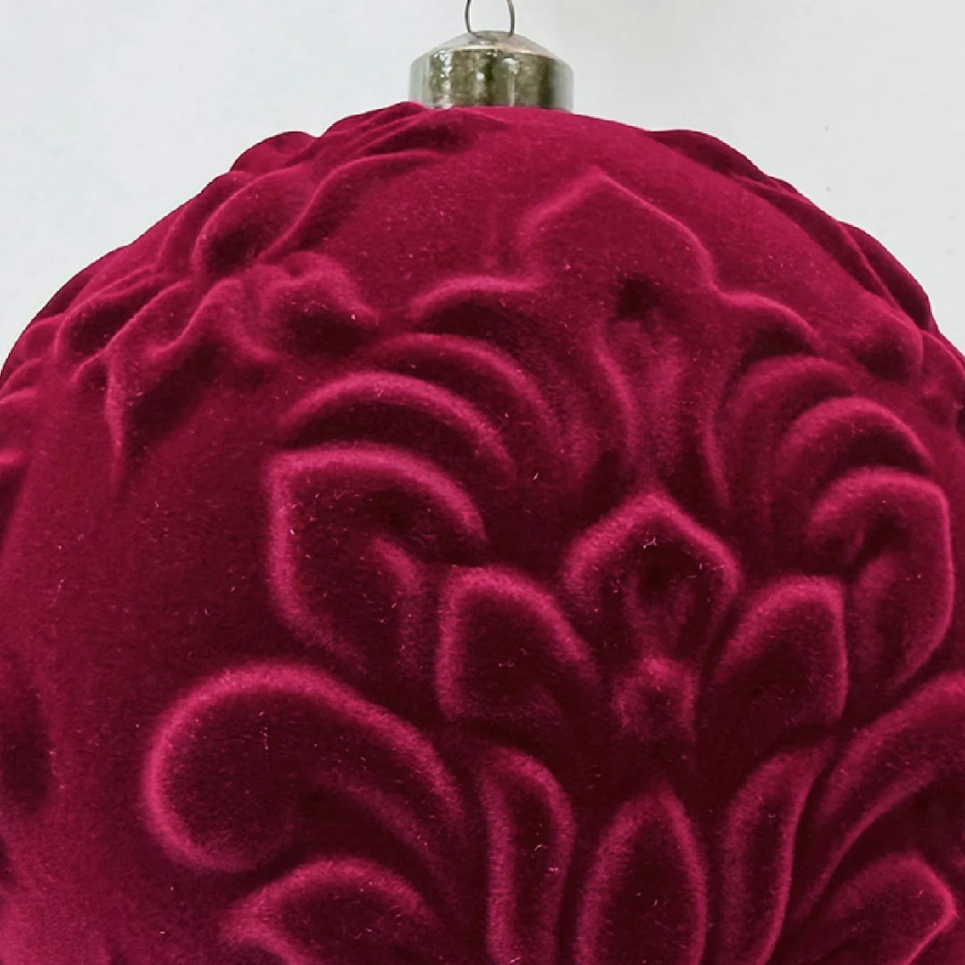 ADORNO NAVIDEÑO PARA ÁRBOL RIPLEY HOME ESFERA FLOR 15 CM - 2