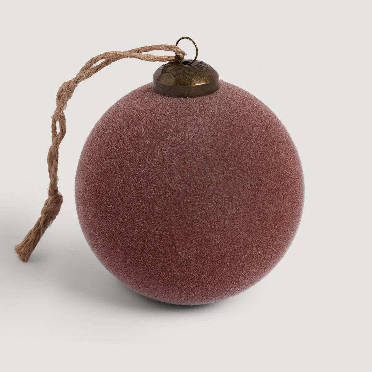 ADORNO NAVIDEÑO PARA ÁRBOL RIPLEY HOME ESFERA ROSA 12 CM - 1