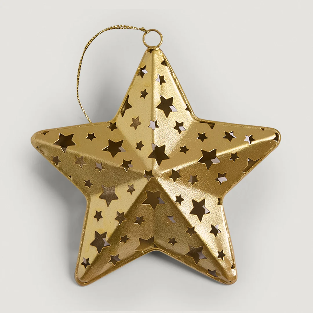 ADORNO NAVIDEÑO PARA ÁRBOL RIPLEY HOME ESTRELLA 12.5 CM - 2