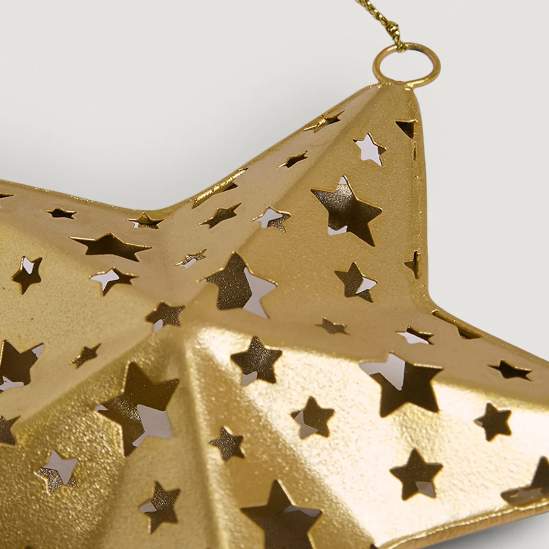 ADORNO NAVIDEÑO PARA ÁRBOL RIPLEY HOME ESTRELLA 12.5 CM - 3