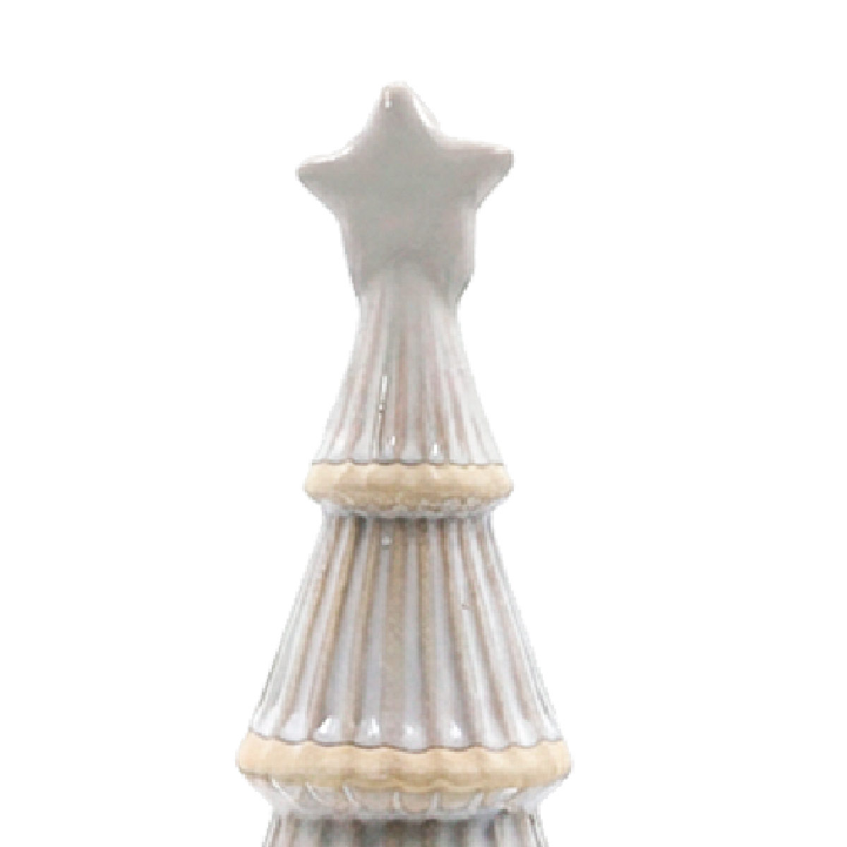 ADORNO NAVIDEÑO MAISON LINETT PINO CERÁMICA ESTRELLA 32.5 CM - 2