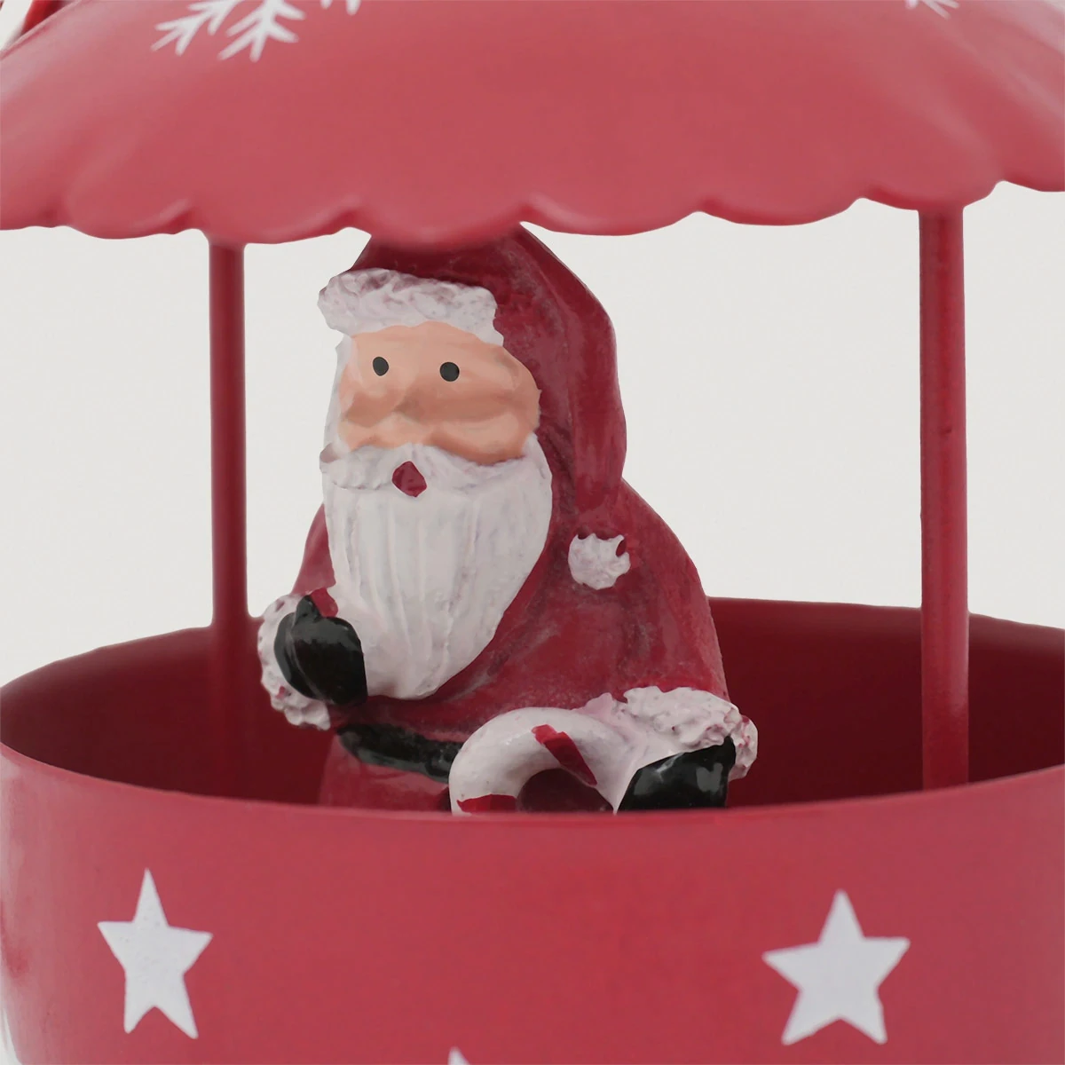 ADORNO NAVIDEÑO PARA ÁRBOL RIPLEY HOME SANTA METAL 7 CM - 2