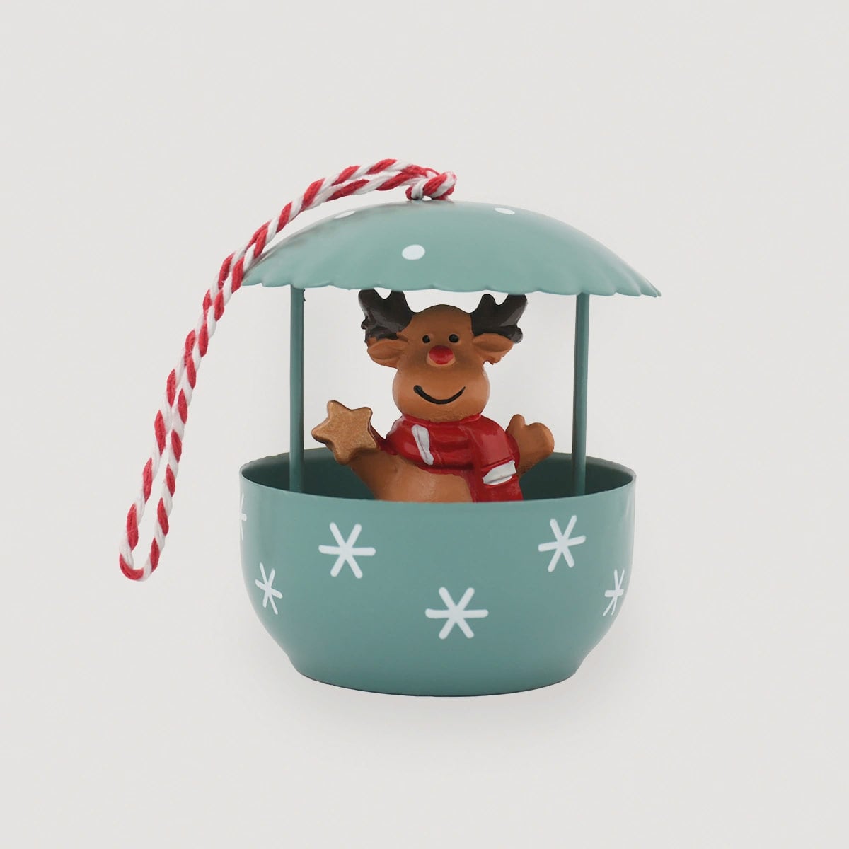 ADORNO NAVIDEÑO PARA ÁRBOL RIPLEY HOME RENO METAL 7 CM - 1