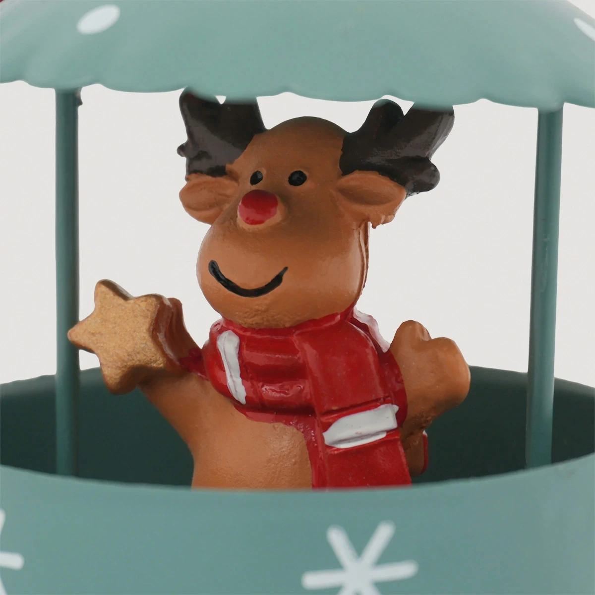 ADORNO NAVIDEÑO PARA ÁRBOL RIPLEY HOME RENO METAL 7 CM - 2