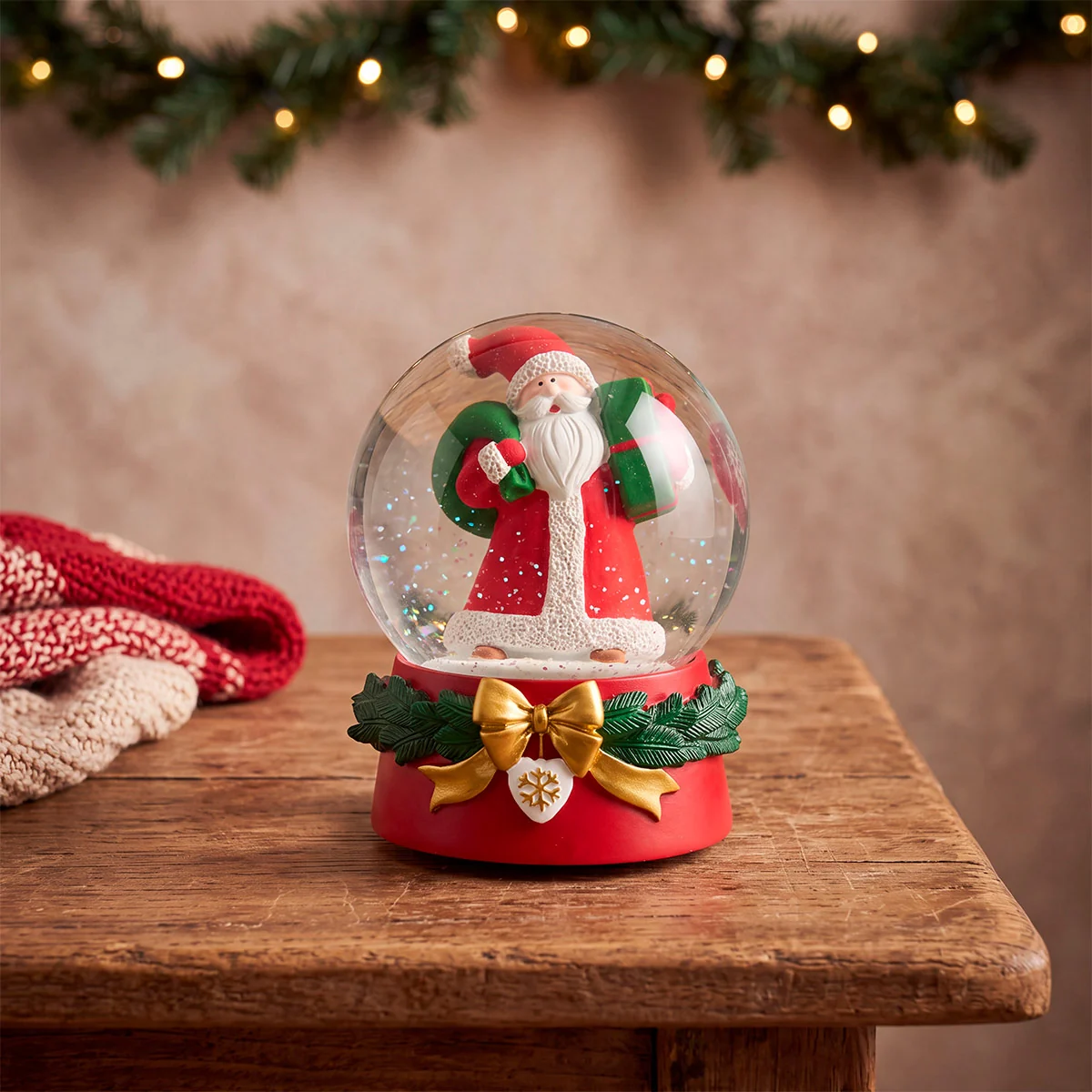 GLOBO DE AGUA RIPLEY HOME SANTA REGALO 13.3 CM - 1