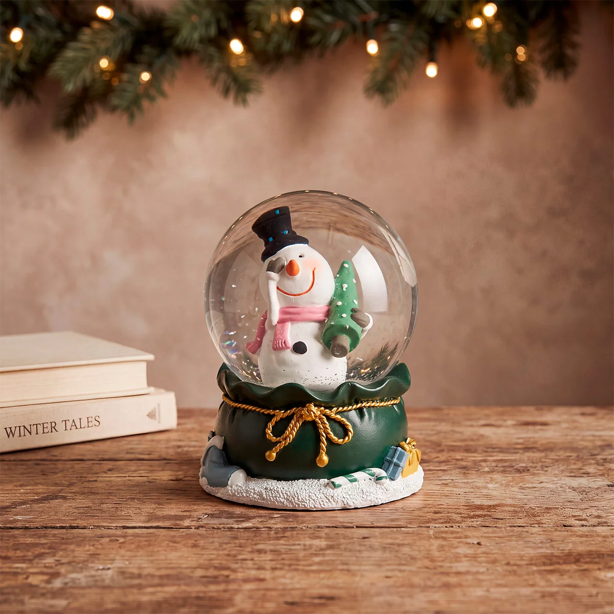 GLOBO DE AGUA RIPLEY HOME SNOWMAN 10.7 CM - 1