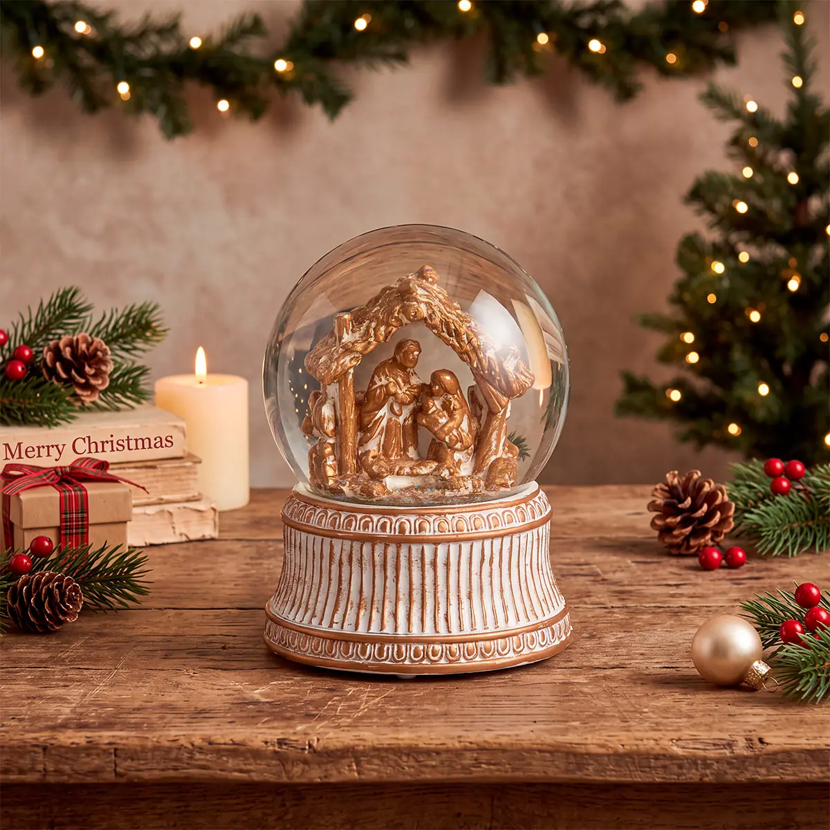 GLOBO DE AGUA RIPLEY HOME PESEBRE 14 CM - 1