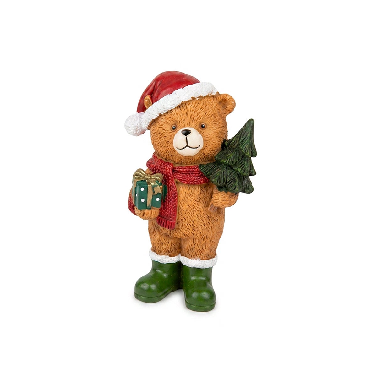 ADORNO NAVIDEÑO PARA ÁRBOL RIPLEY HOME OSO BUFANDA 9 CM - 1