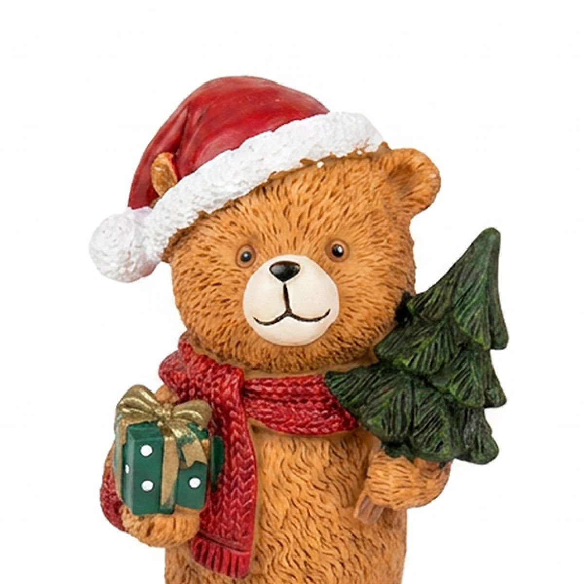 ADORNO NAVIDEÑO PARA ÁRBOL RIPLEY HOME OSO BUFANDA 9 CM - 2