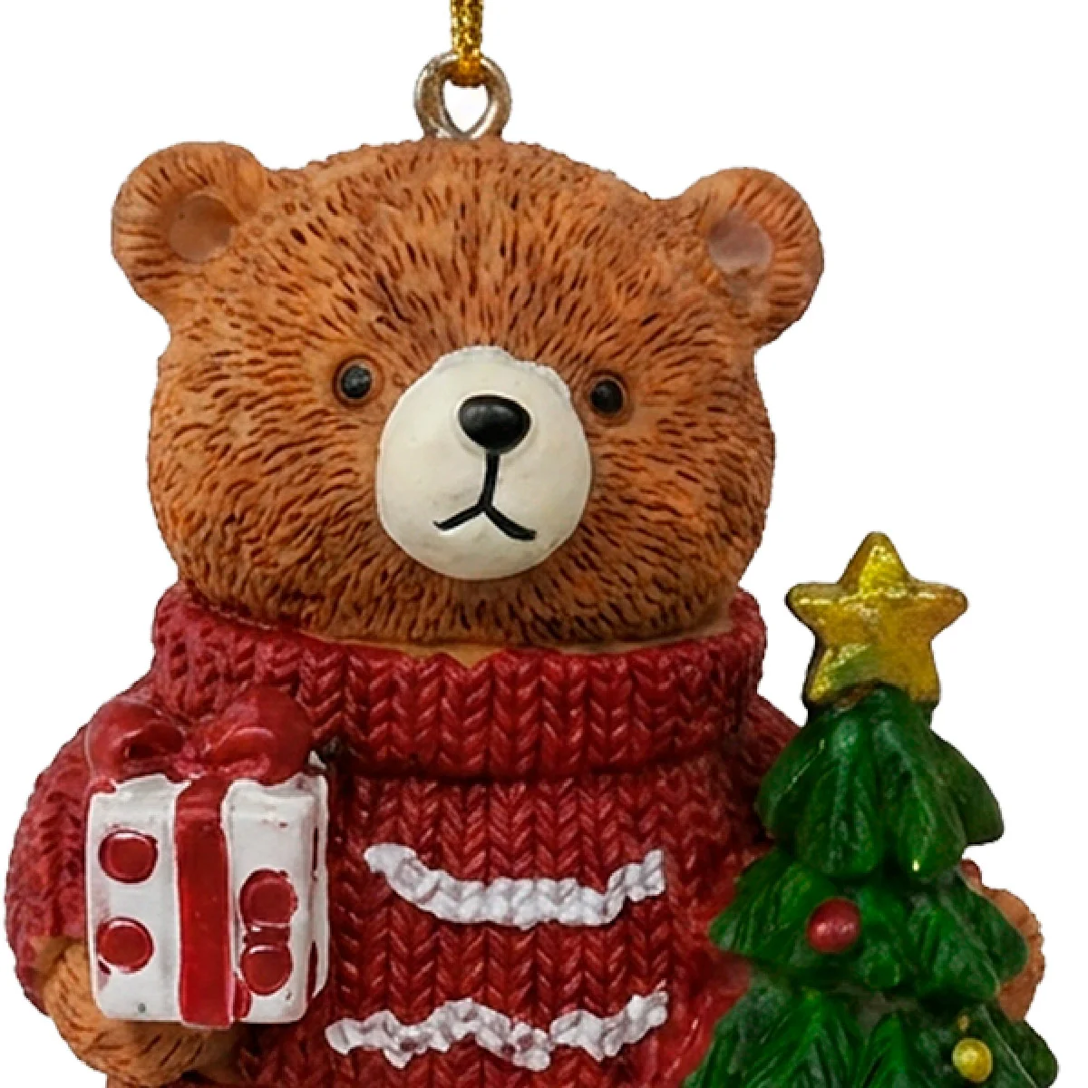 ADORNO NAVIDEÑO PARA ÁRBOL RIPLEY HOME OSO SWEATER 8 CM - 2