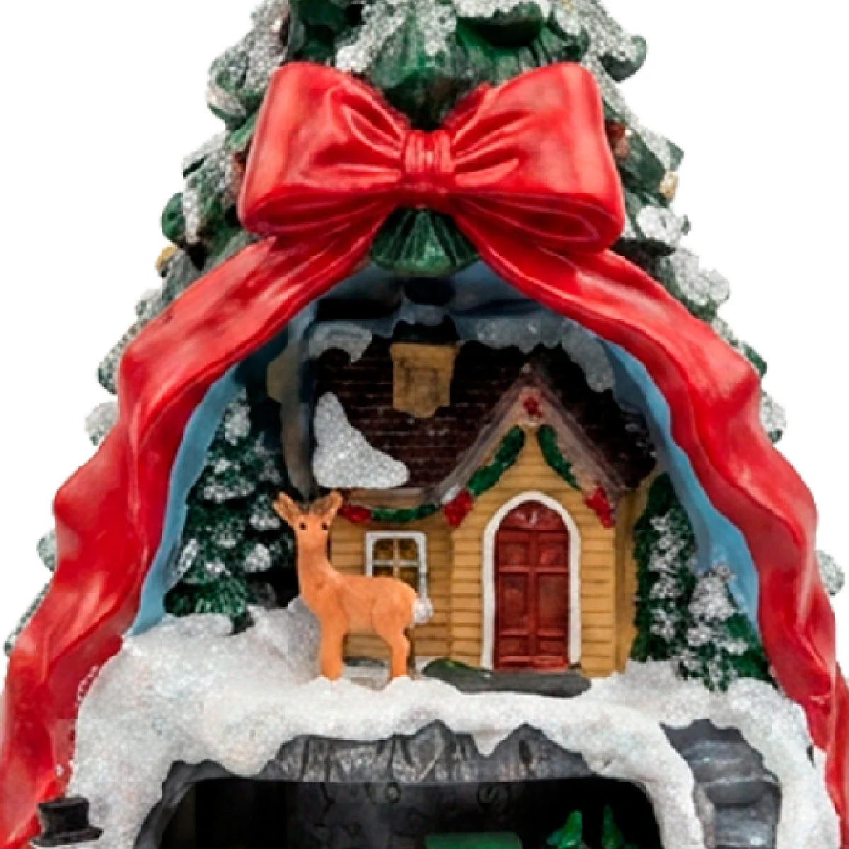 VILLA NAVIDEÑA RIPLEY HOME ÁRBOL DE NAVIDAD CON CASA 25.4 CM - 2