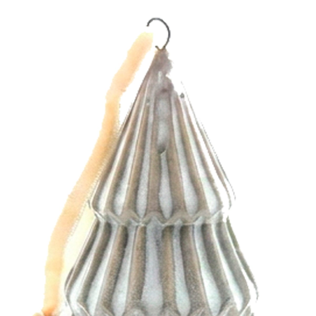 ADORNO NAVIDEÑO MAISON LINETT ÁRBOL BEIGE LÍNEAS - 2
