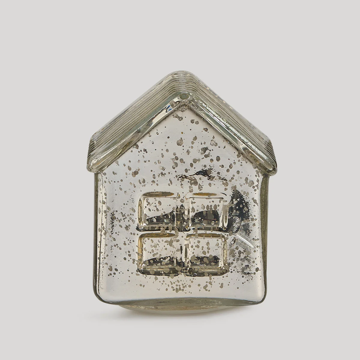 ADORNO NAVIDEÑO RIPLEY HOME CASA VIDRIO 12 CM - 2