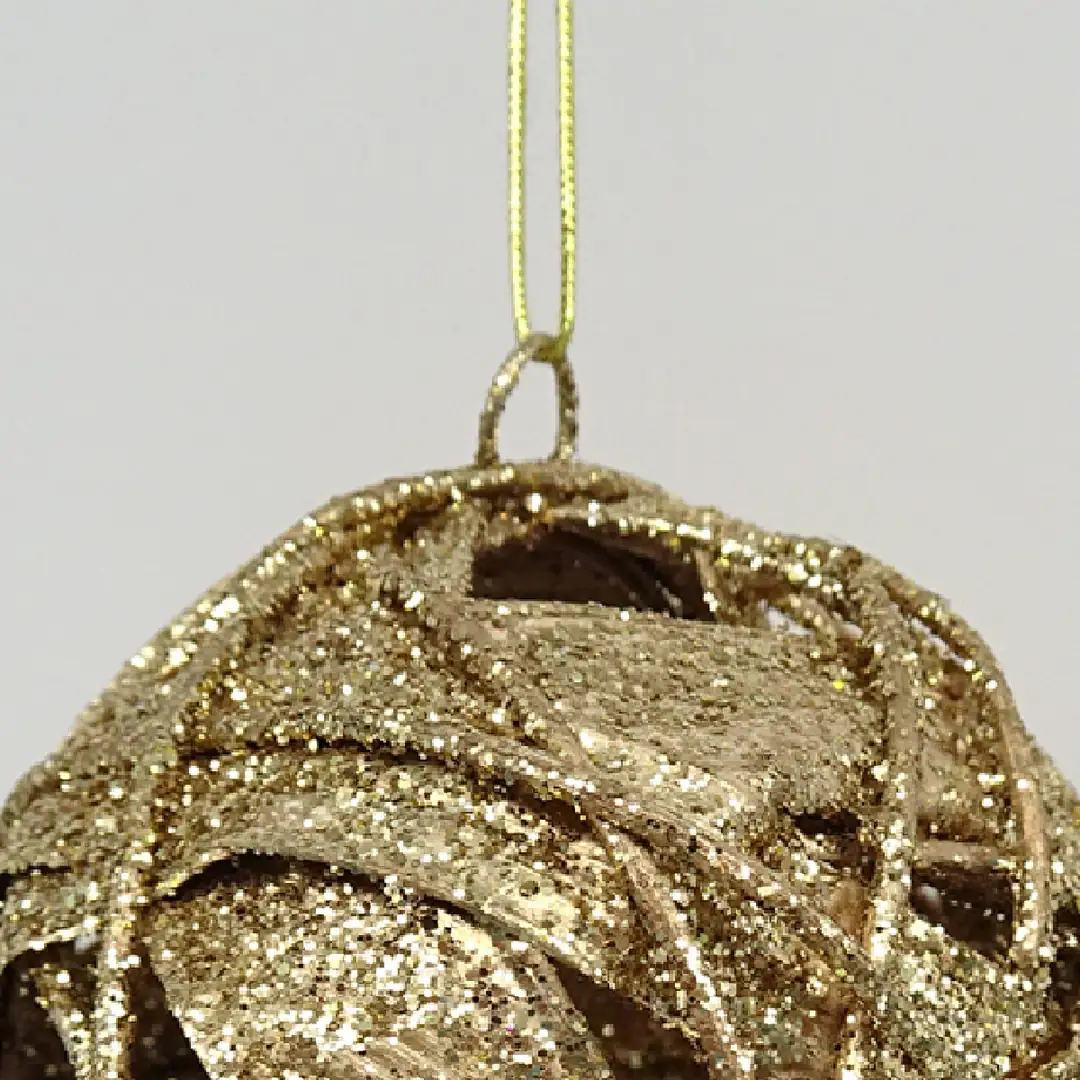 ADORNO NAVIDEÑO PARA ÁRBOL RIPLEY HOME ESFERA ESTAMBRE 9 CM - 2