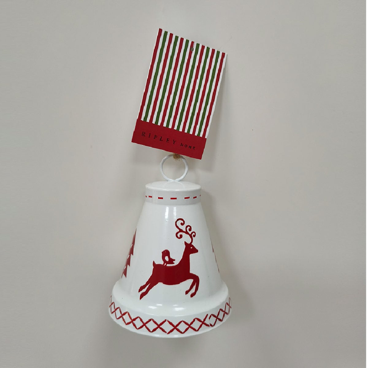 ADORNO NAVIDEÑO PARA ÁRBOL RIPLEY HOME CAMPANA RENO 9 CM - 1