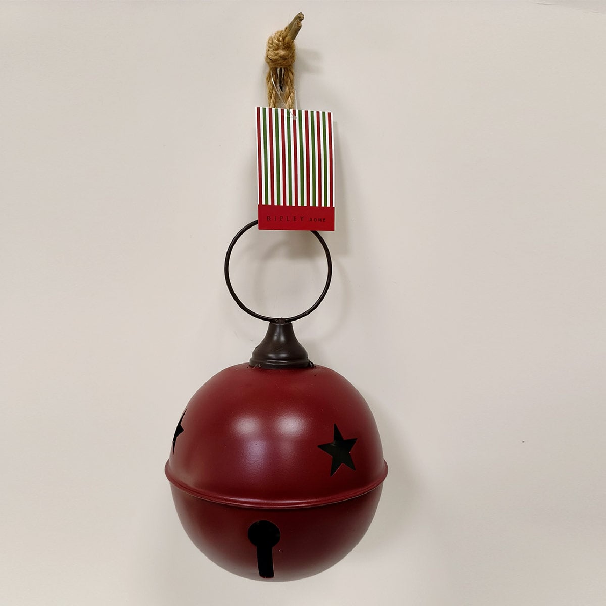 ADORNO NAVIDEÑO RIPLEY HOME TRADITIONAL XMAS CASCABEL ESTRELLA ROJO - 1