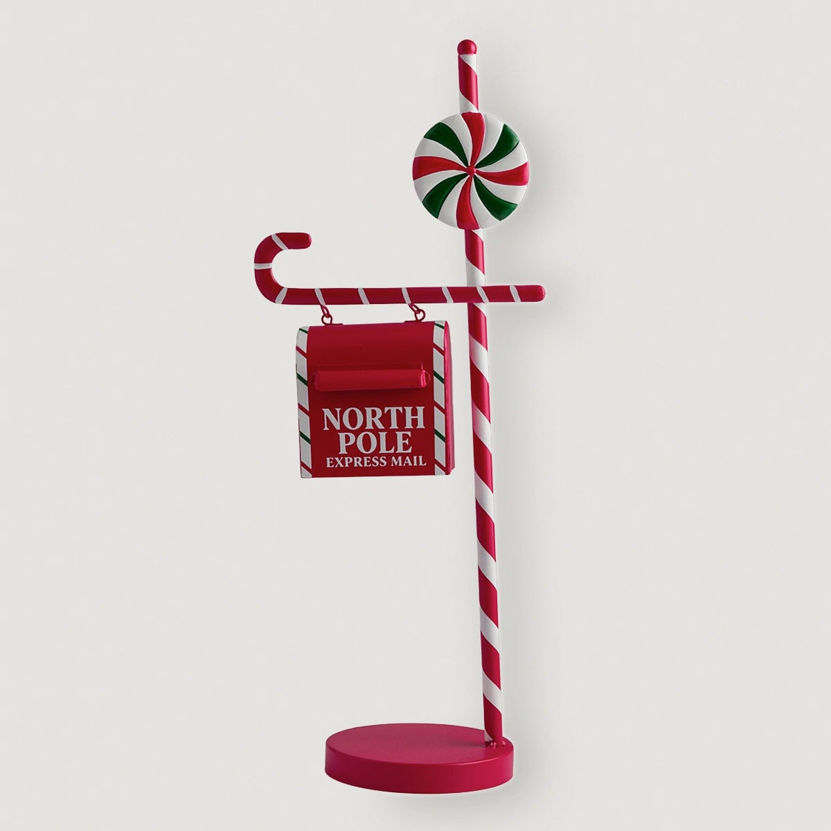 ADORNO NAVIDEÑO RIPLEY HOME BUZON NORTH POLE 50.5 CM - 1