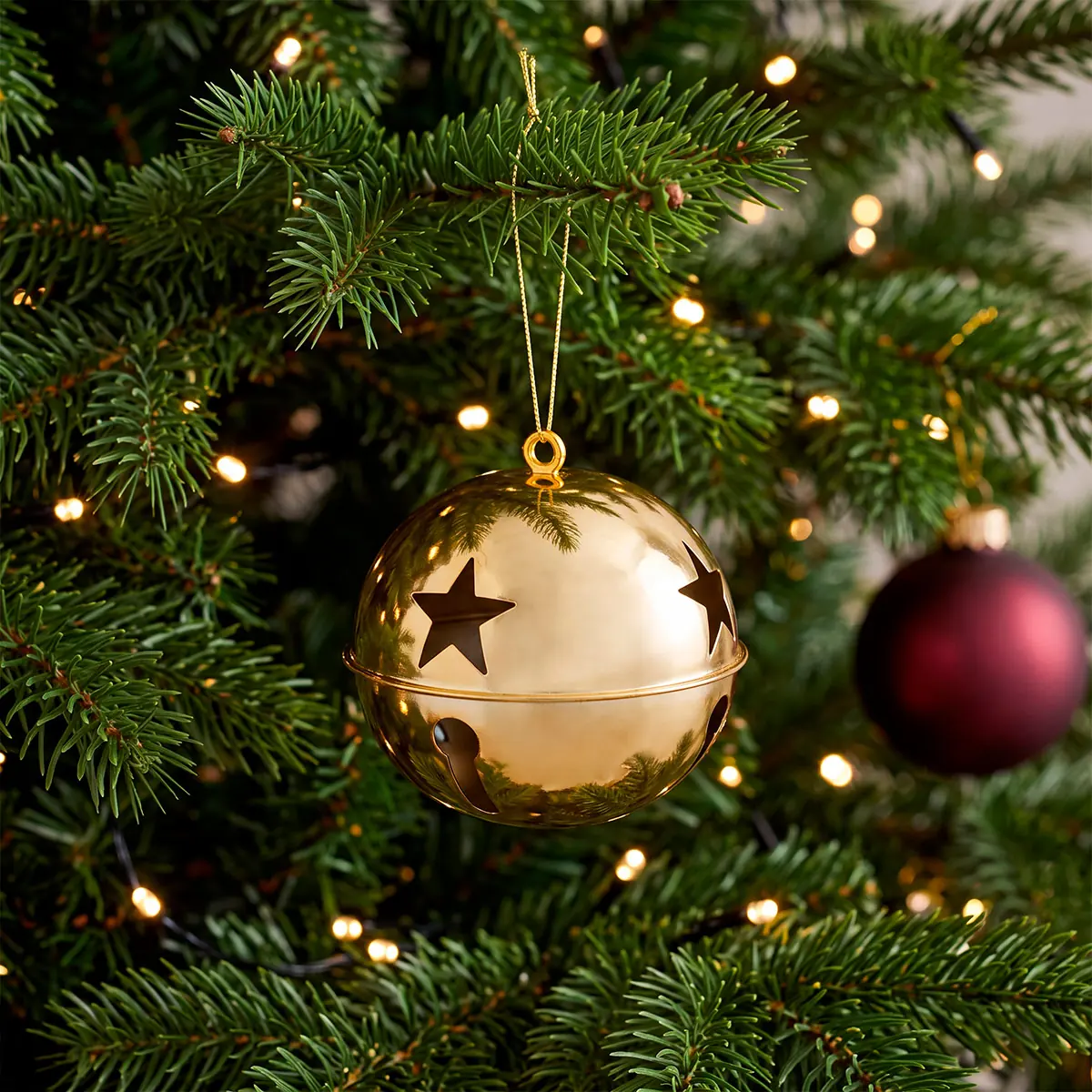 ADORNO NAVIDEÑO PARA ÁRBOL RIPLEY HOME CASCABEL 20 CM - 1