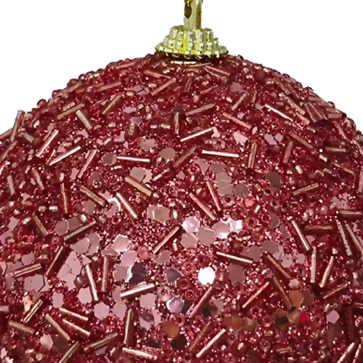 ADORNO NAVIDEÑO PARA ÁRBOL RIPLEY HOME ESFERA LENTEJUELA BRILLO 10 CM - 2