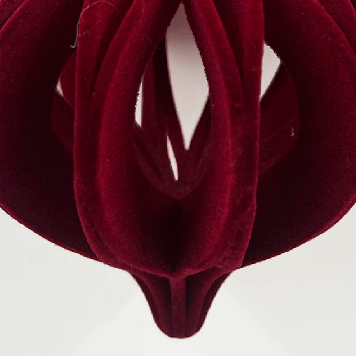 ADORNO NAVIDEÑO RIPLEY HOME WINE ROSE CEBOLLA CALADA BURGUNDY - 2